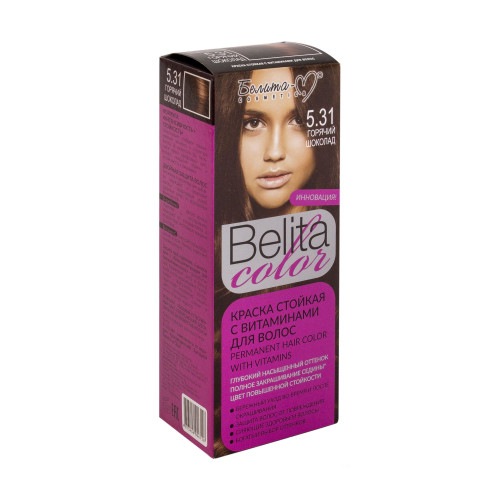 Краска для волос Belita Color Тон 531, горячий шоколад