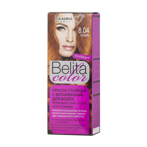Краска для волос Belita Color Тон 804, коньяк